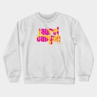 Laurel Canyon psychedelic flower logo - pink Crewneck Sweatshirt